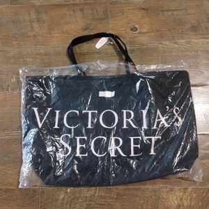Victoria's Secret canvas tote weekender bag NWT